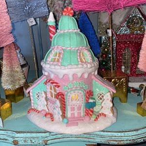 Regency International Ice Cream Cone House Figurine, 10 inches, Multi-Color